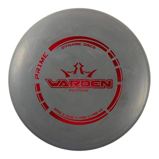 Dynamic Discs Warden | Prime | Grey/Red 174-176g Disc Golf
