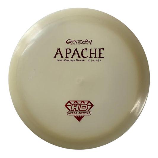Gateway Disc Sports Apache | Hyper Diamond (HD) | White/Red 174g Disc Golf