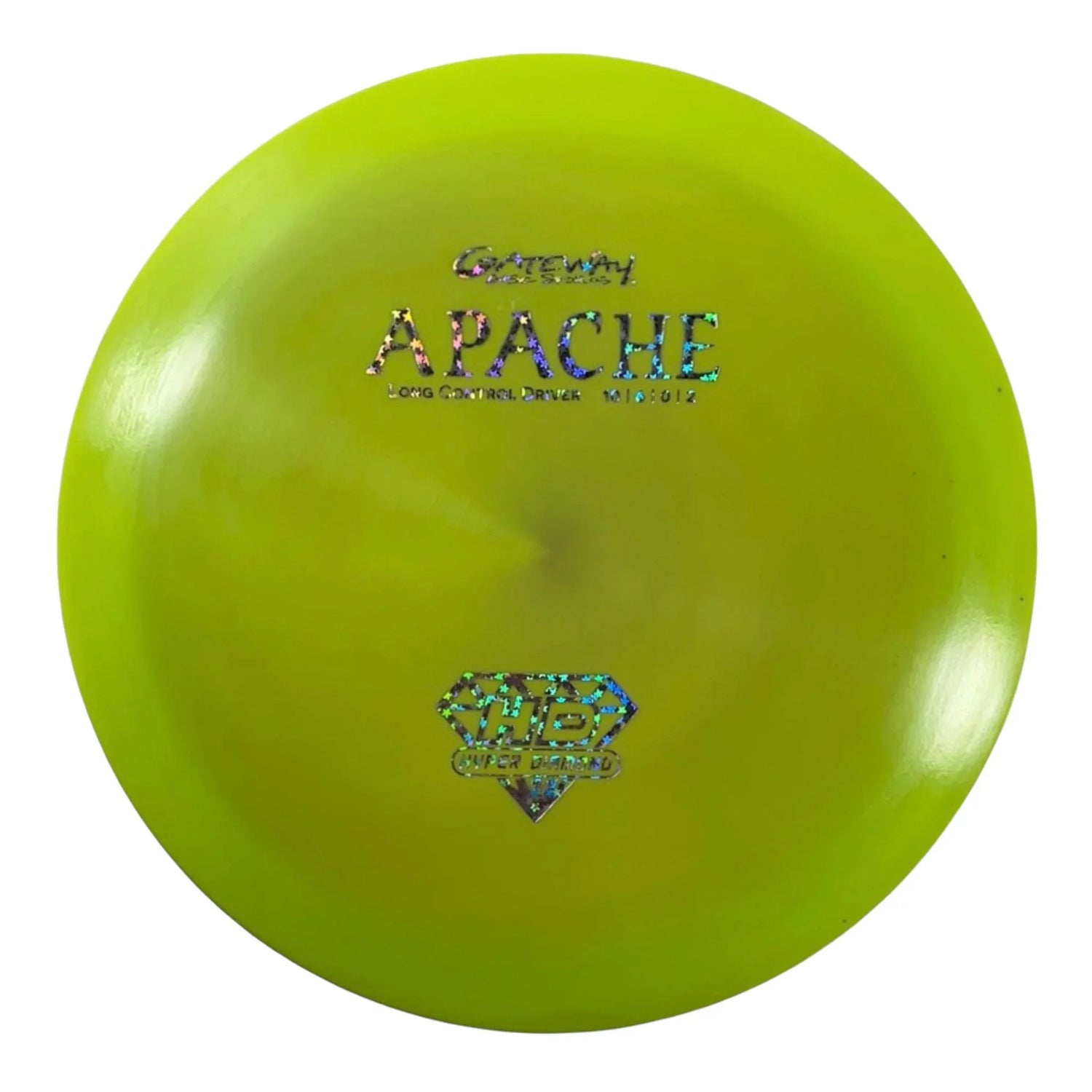 Gateway Disc Sports Apache | Hyper Diamond (HD) | Green/Holo 164 - 165g Disc Golf