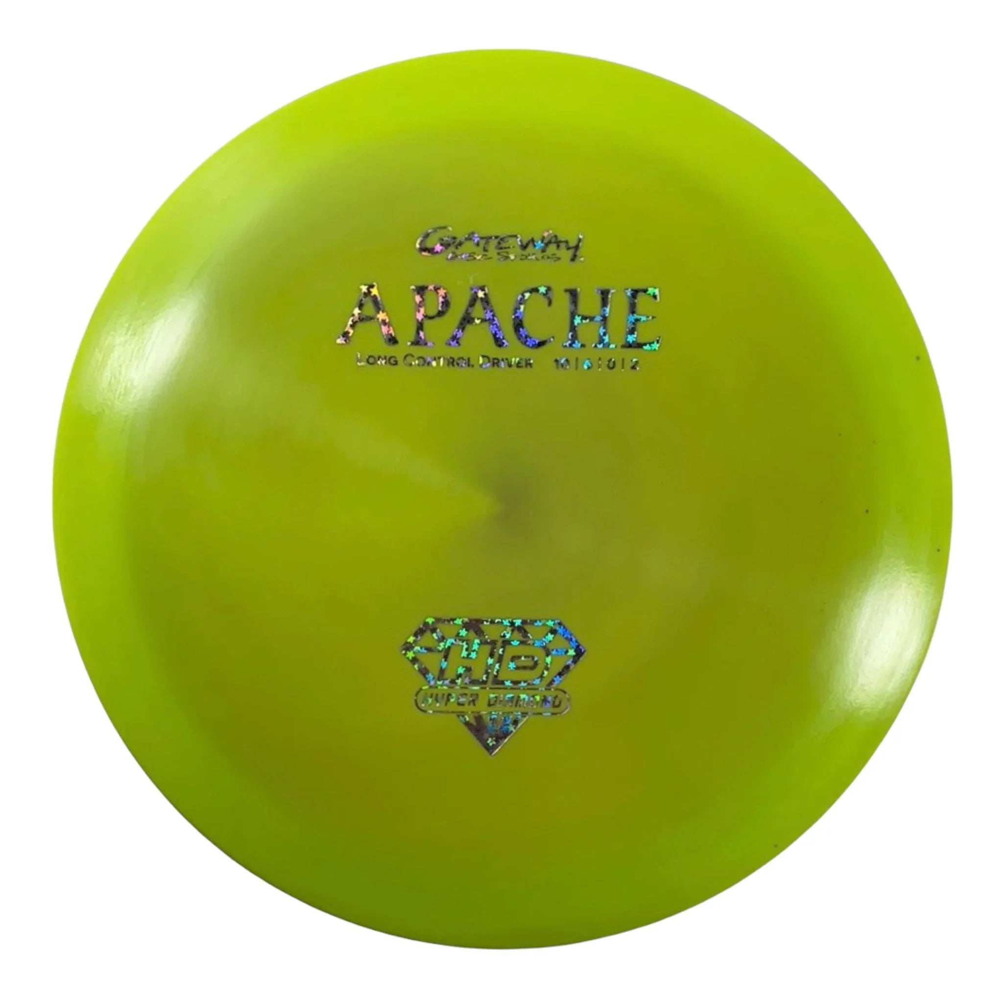Gateway Disc Sports Apache | Hyper Diamond (HD) | Green/Holo 164 - 165g Disc Golf