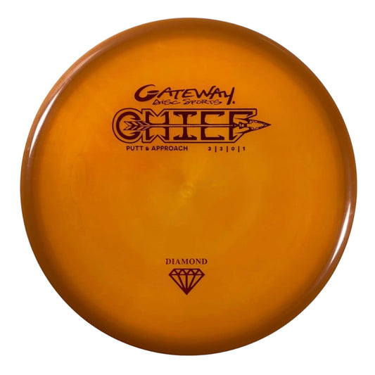 Gateway Disc Sports Chief | Diamond | Orange/Red 168g Disc Golf