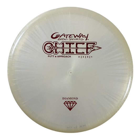 Gateway Disc Sports Chief | Diamond | White/Red 168g Disc Golf