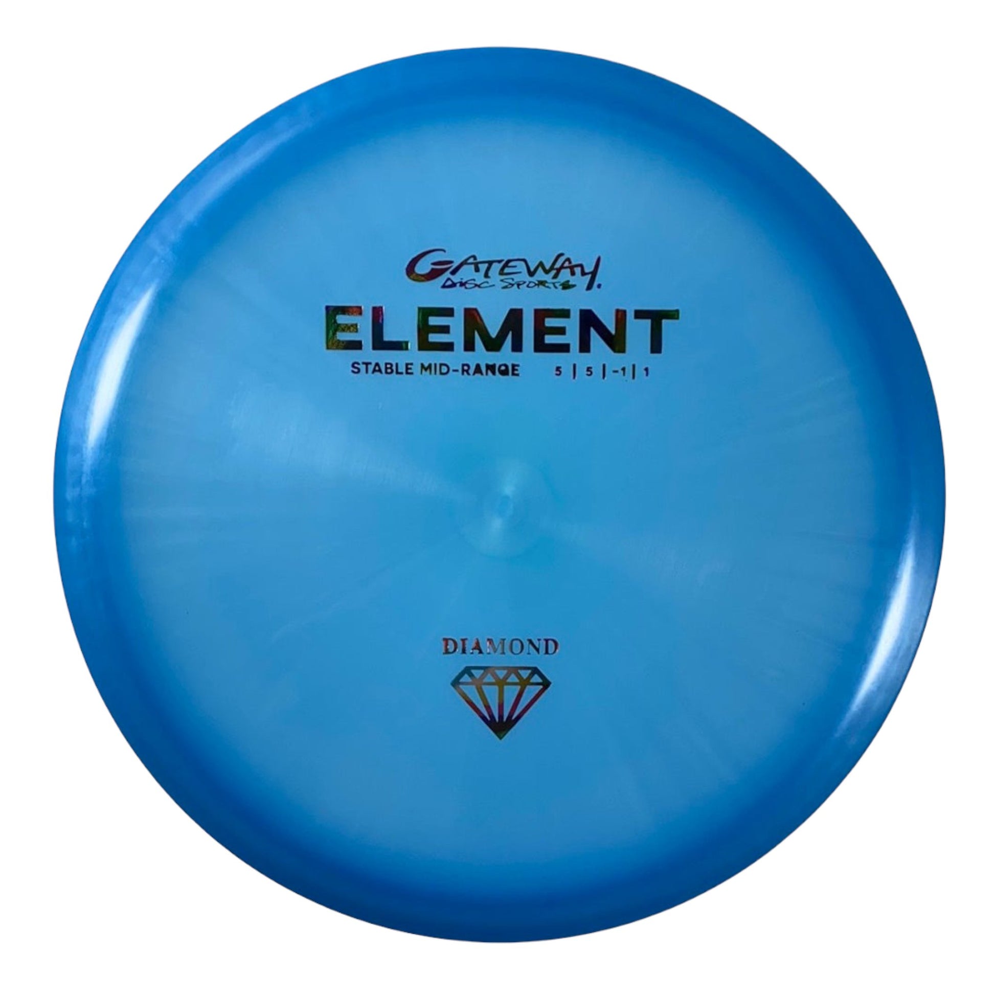 Gateway Disc Sports Element | Diamond | Blue/Rainbow 181g Disc Golf