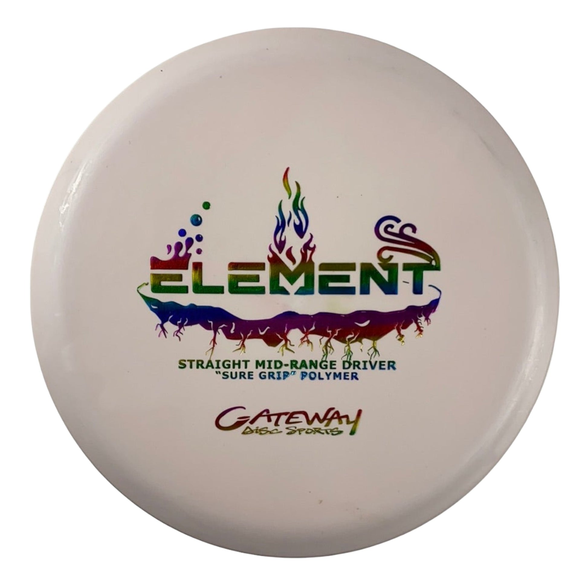 Gateway Disc Sports Element | Suregrip | Pink/Rainbow 173g Disc Golf