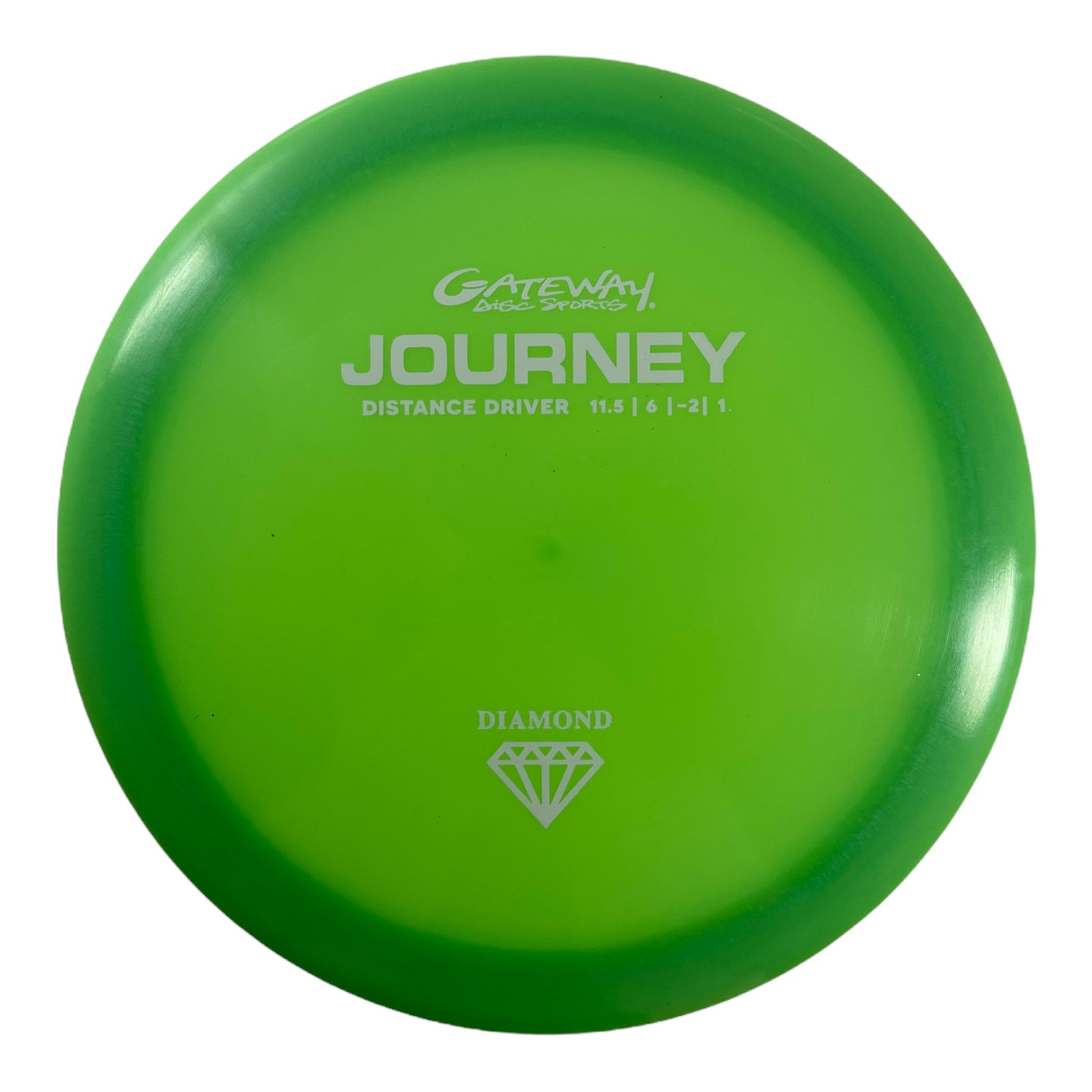 Gateway Disc Sports Journey | Diamond | Green/White 176g Disc Golf