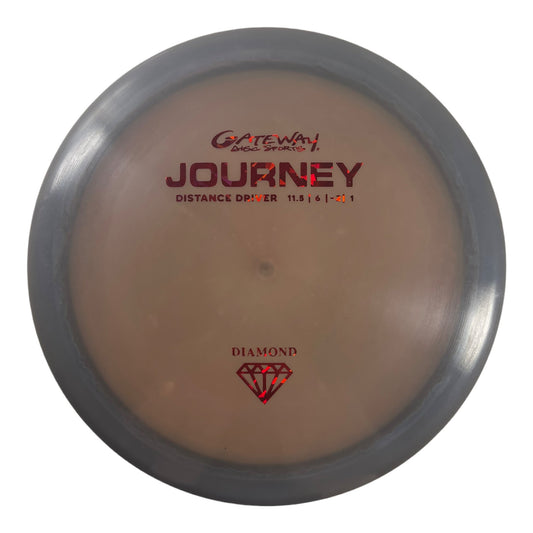Gateway Disc Sports Journey | Diamond | Grey/Red 176g Disc Golf