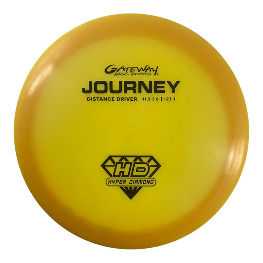 Gateway Disc Sports Journey | Hyper Diamond (HD) | Orange/Black 176g Disc Golf