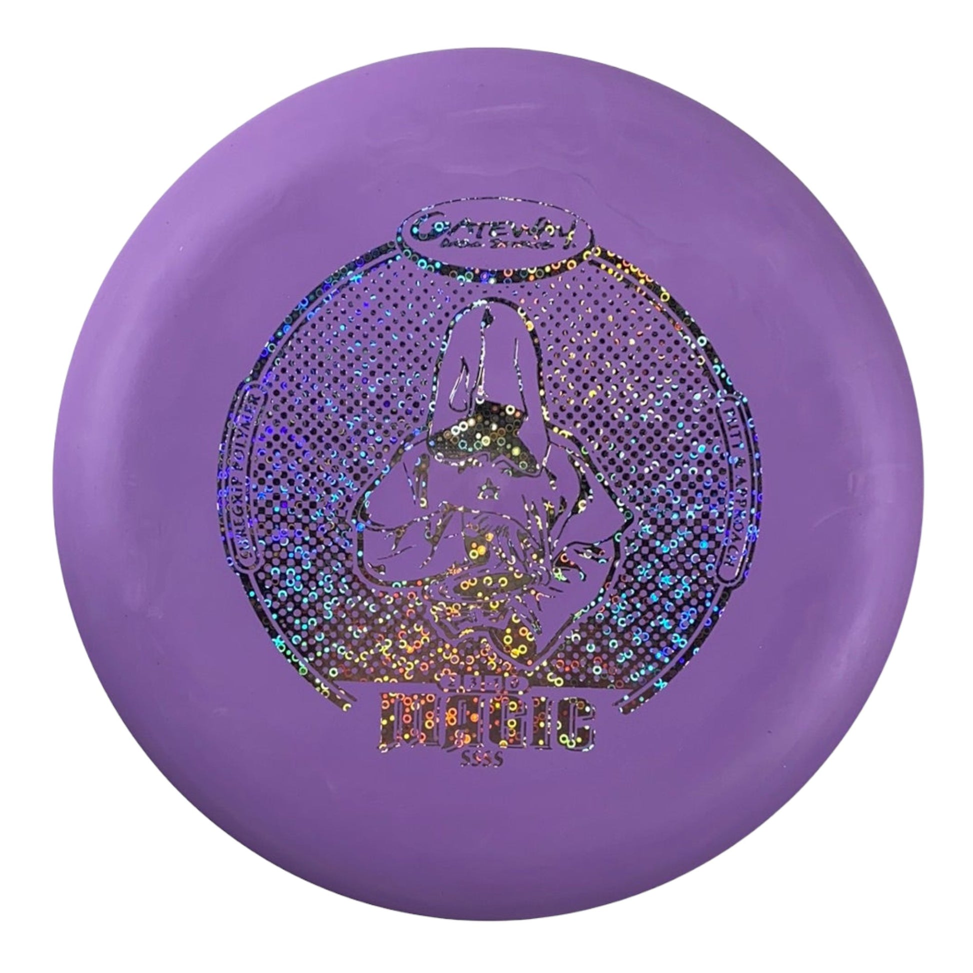 Gateway Disc Sports Magic | Super Stupid Silly Soft (SSSS) | Purple/Holo 170g Disc Golf
