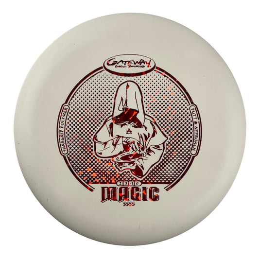 Gateway Disc Sports Magic | Super Stupid Silly Soft (SSSS) | White/Red 161-168g Disc Golf