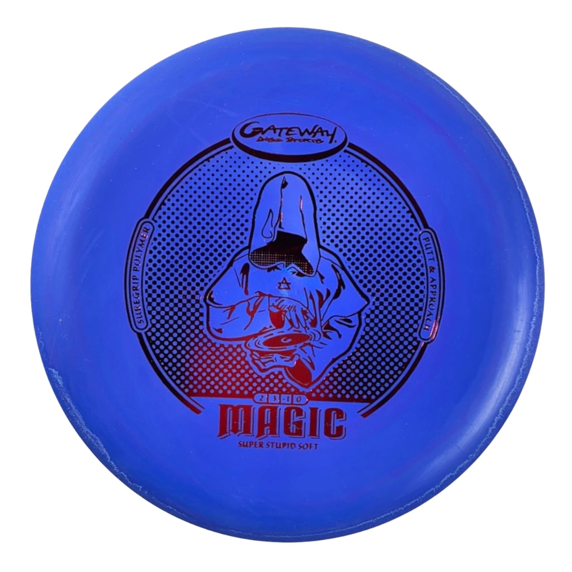 Gateway Disc Sports Magic | Super Stupid Soft (SSS) | Blue/Red 166-168g Disc Golf