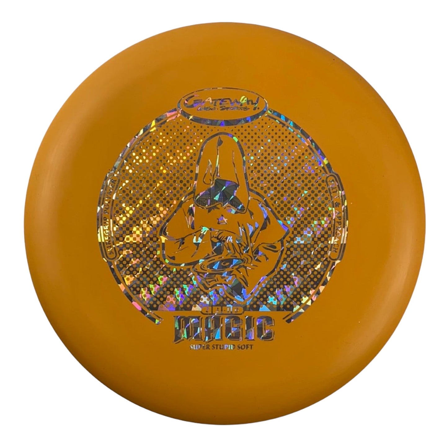Gateway Disc Sports Magic | Super Stupid Soft (SSS) | Orange/Holo 174g Disc Golf