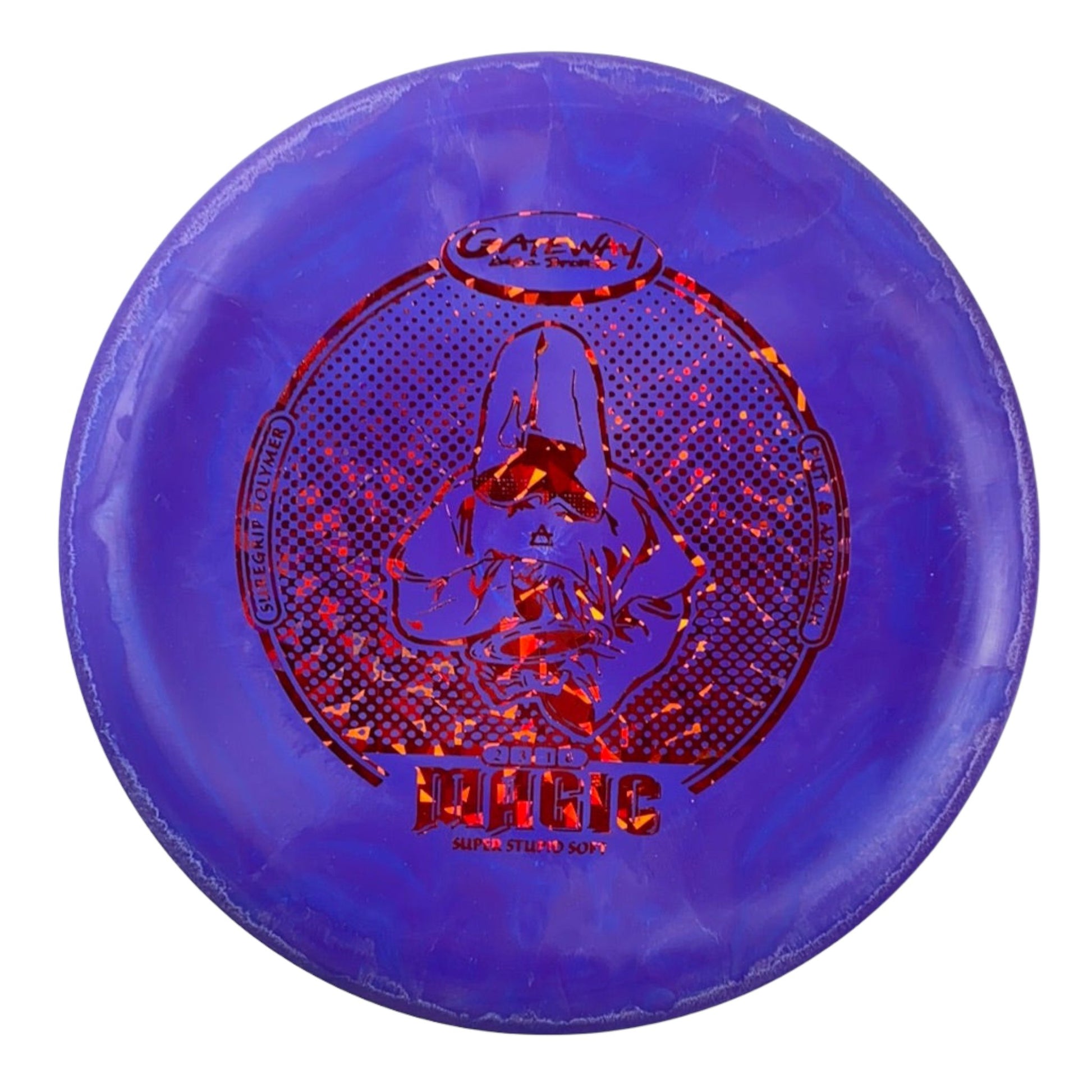 Gateway Disc Sports Magic | Super Stupid Soft (SSS) | Purple/Red 171-172g Disc Golf