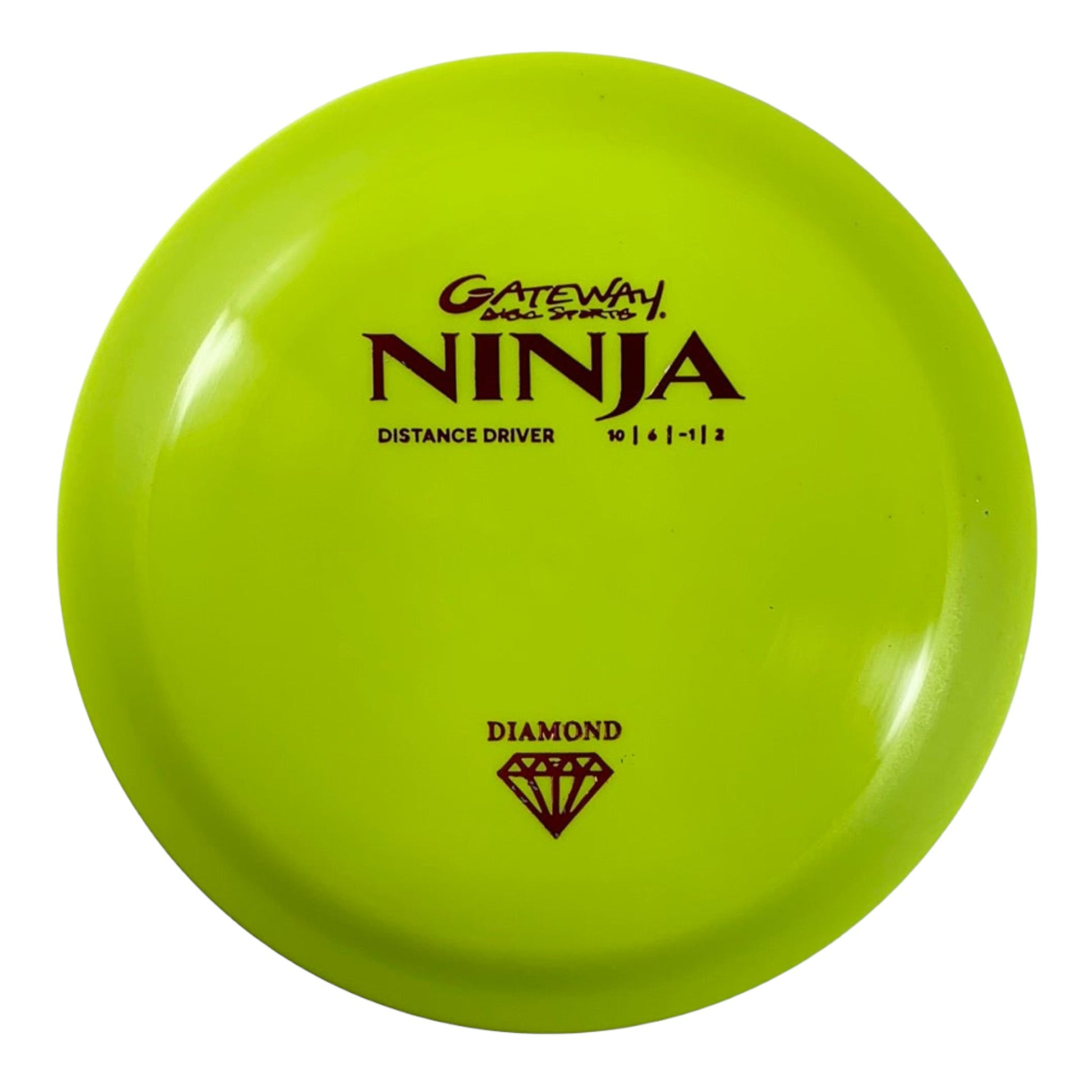 Gateway Disc Sports Ninja | Diamond | Green/Red 166g Disc Golf