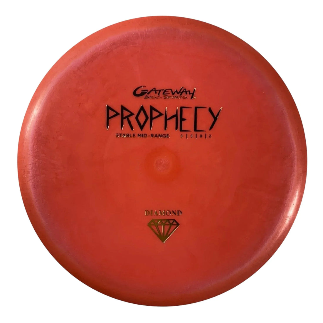 Gateway Disc Sports Prophecy | Diamond | Red/Gold 175 - 179g Disc Golf