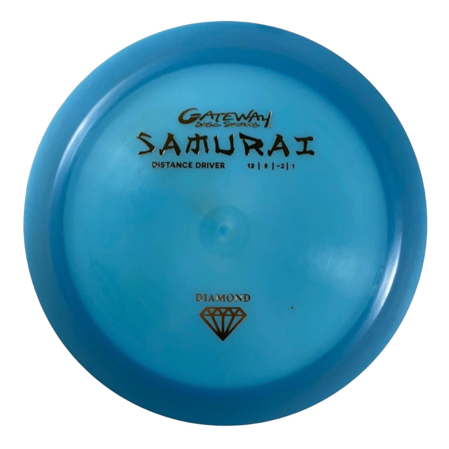 Gateway Disc Sports Samurai | Diamond | Blue/Gold 174g Disc Golf