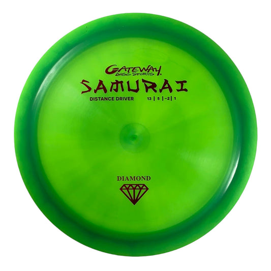 Gateway Disc Sports Samurai | Diamond | Green/Red 175g Disc Golf