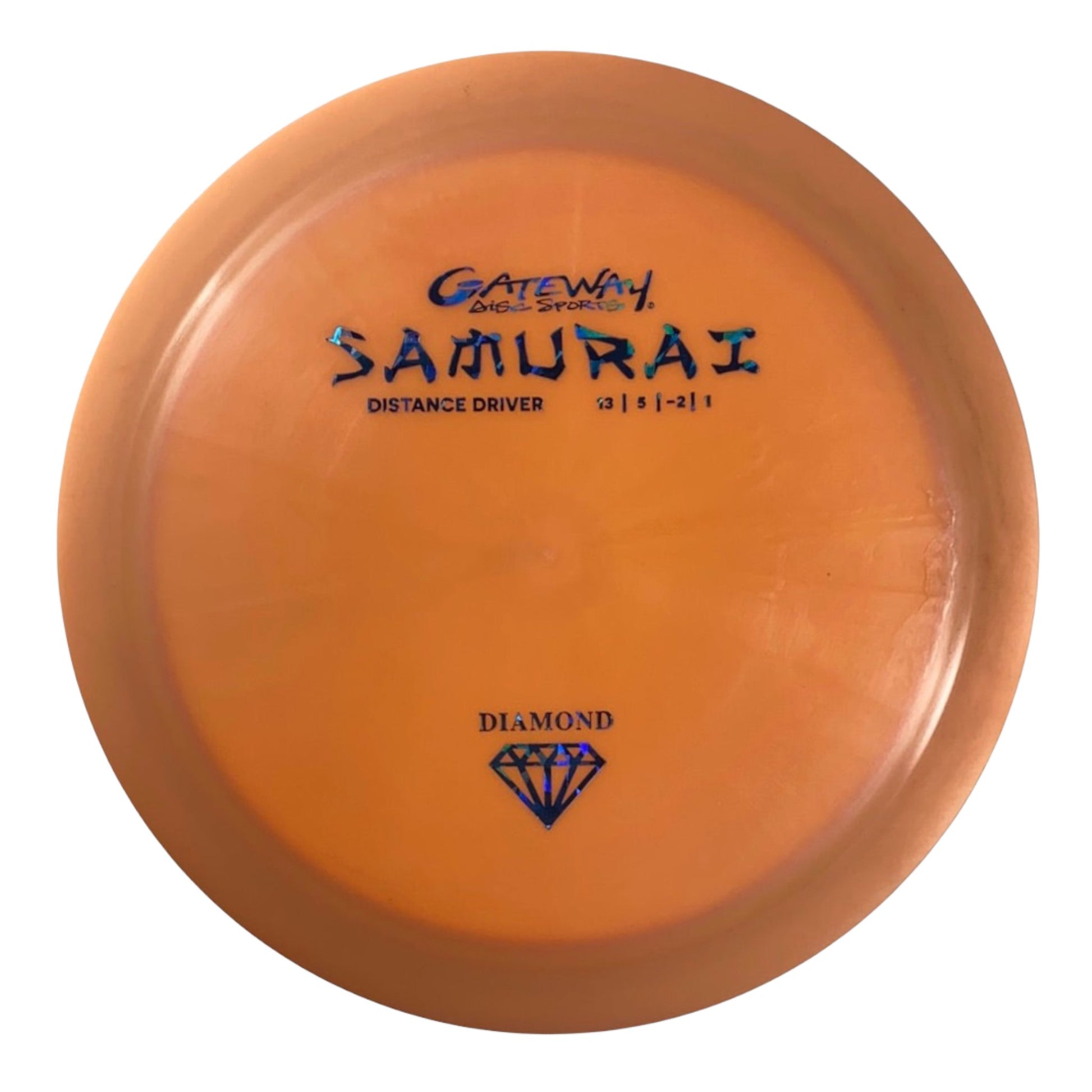 Gateway Disc Sports Samurai | Diamond | Orange/Blue 167-168g Disc Golf