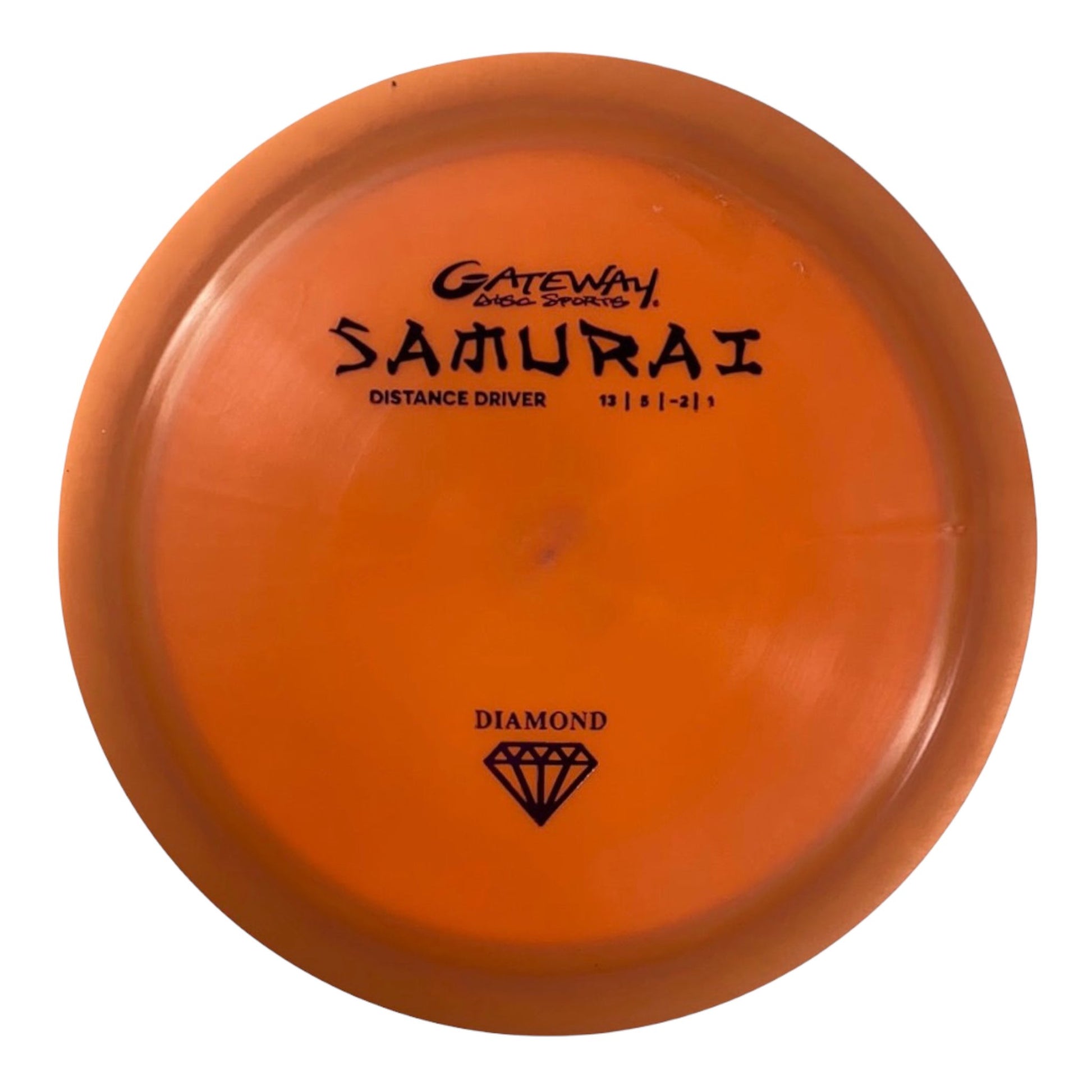 Gateway Disc Sports Samurai | Diamond | Orange/Purple 176g Disc Golf