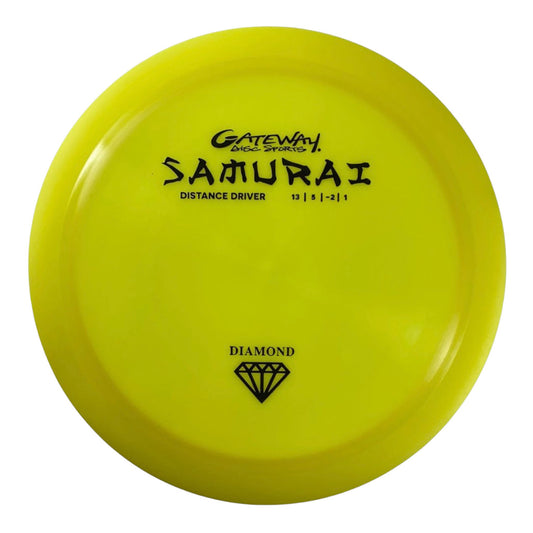 Gateway Disc Sports Samurai | Diamond | Yellow/Black 171g Disc Golf
