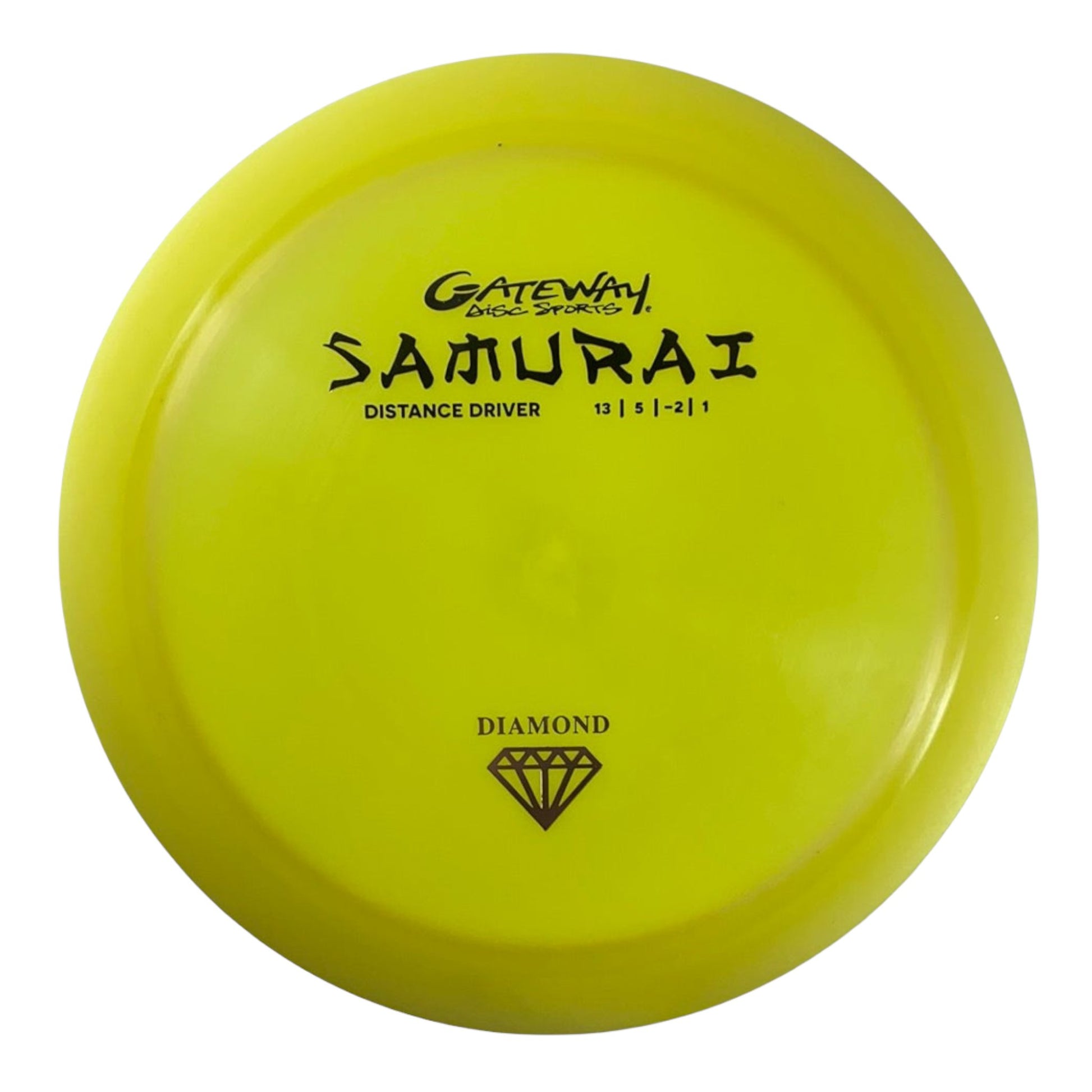 Gateway Disc Sports Samurai | Diamond | Yellow/Silver 171g Disc Golf
