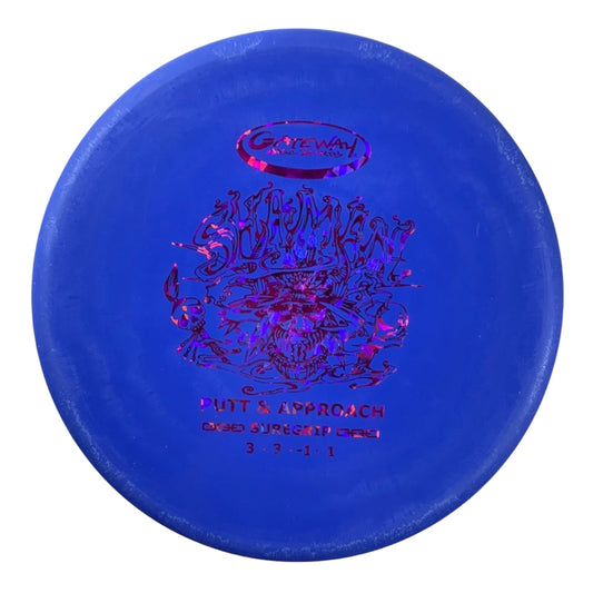 Gateway Disc Sports Shaman | Suregrip Super Soft | Blue/Pink 172g Disc Golf