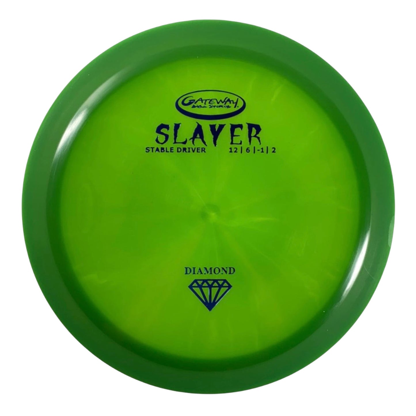 Gateway Disc Sports Slayer | Diamond | Green/Blue 164g Disc Golf