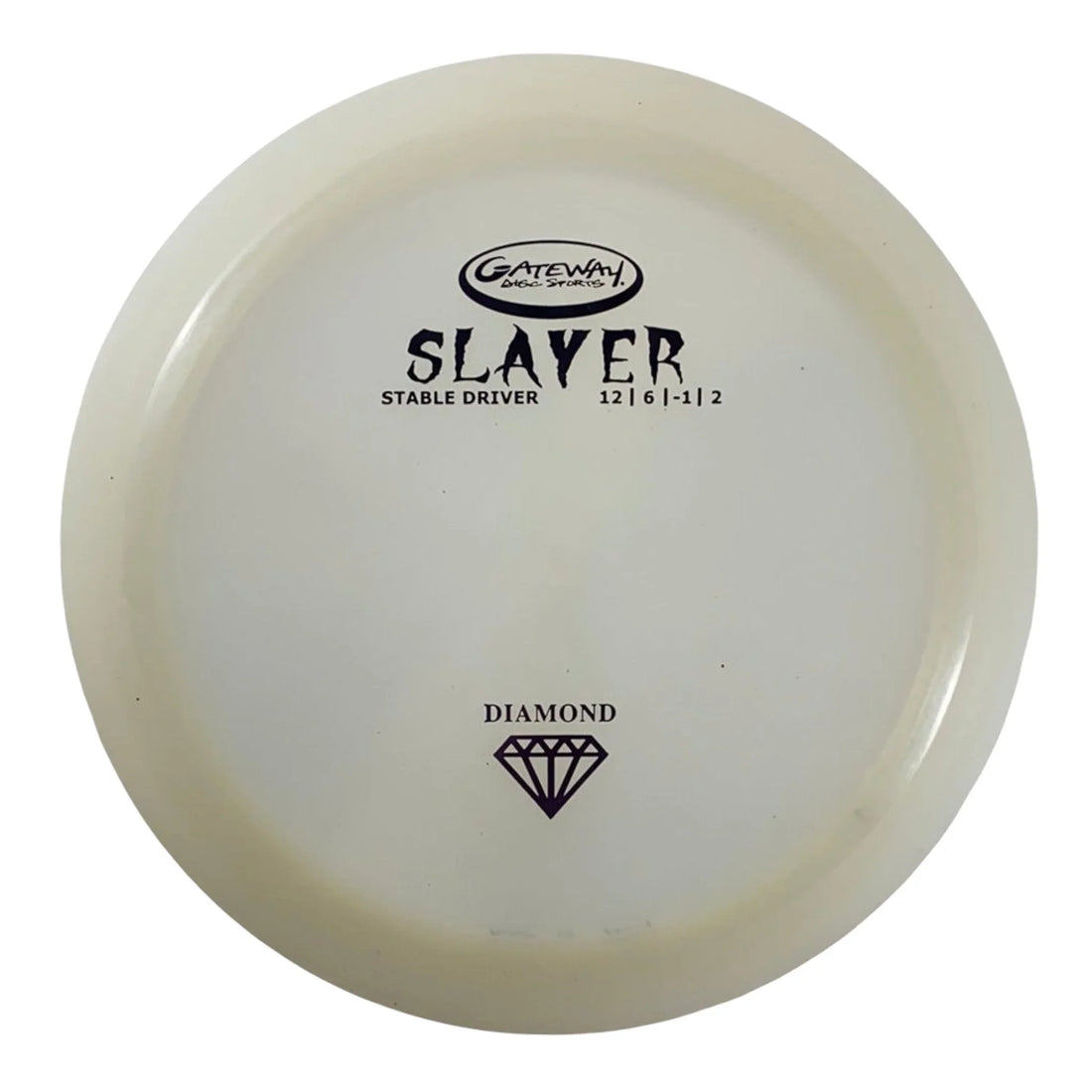 Gateway Disc Sports Slayer | Diamond | White/Purple 174g Disc Golf
