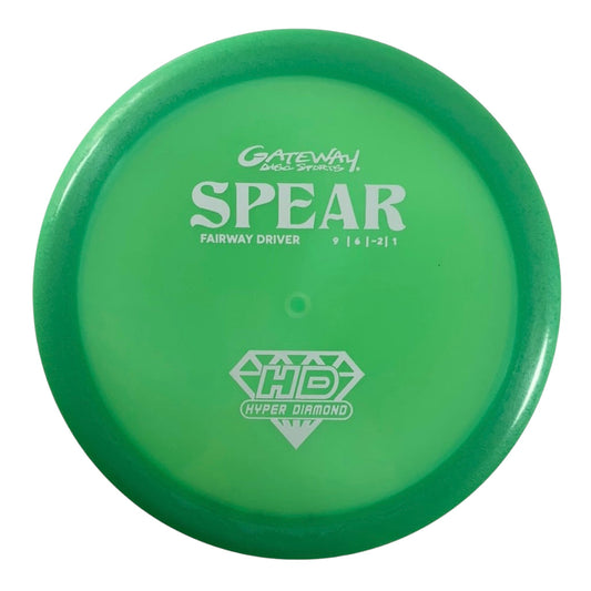 Gateway Disc Sports Spear | Hyper Diamond (HD) | Green/White 169g Disc Golf