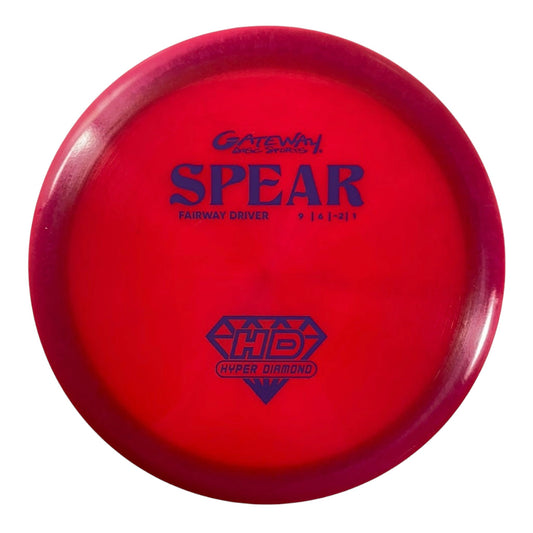 Gateway Disc Sports Spear | Hyper Diamond (HD) | Pink/Purple 166g Disc Golf