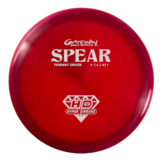 Gateway Disc Sports Spear | Hyper Diamond (HD) | Pink/White 170g Disc Golf