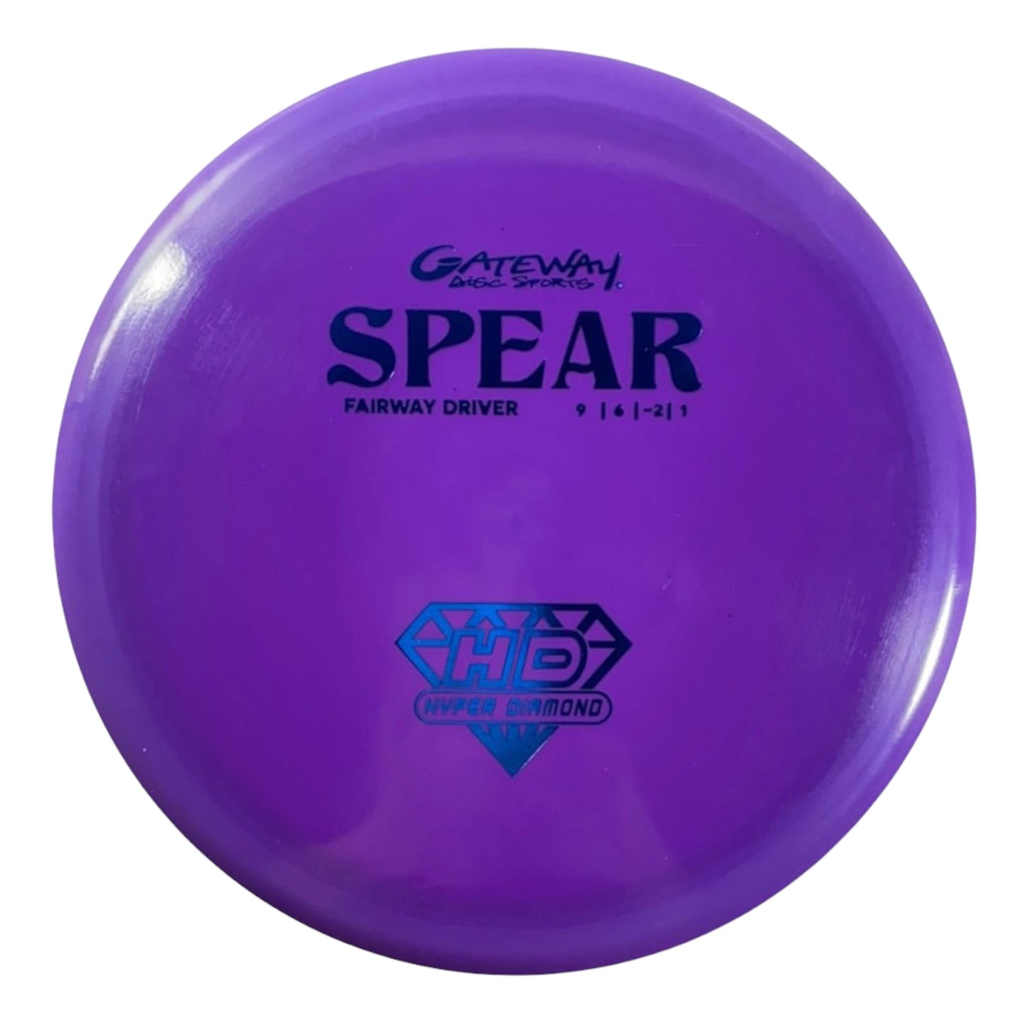 Gateway Disc Sports Spear | Hyper Diamond (HD) | Purple/Blue 175g Disc Golf