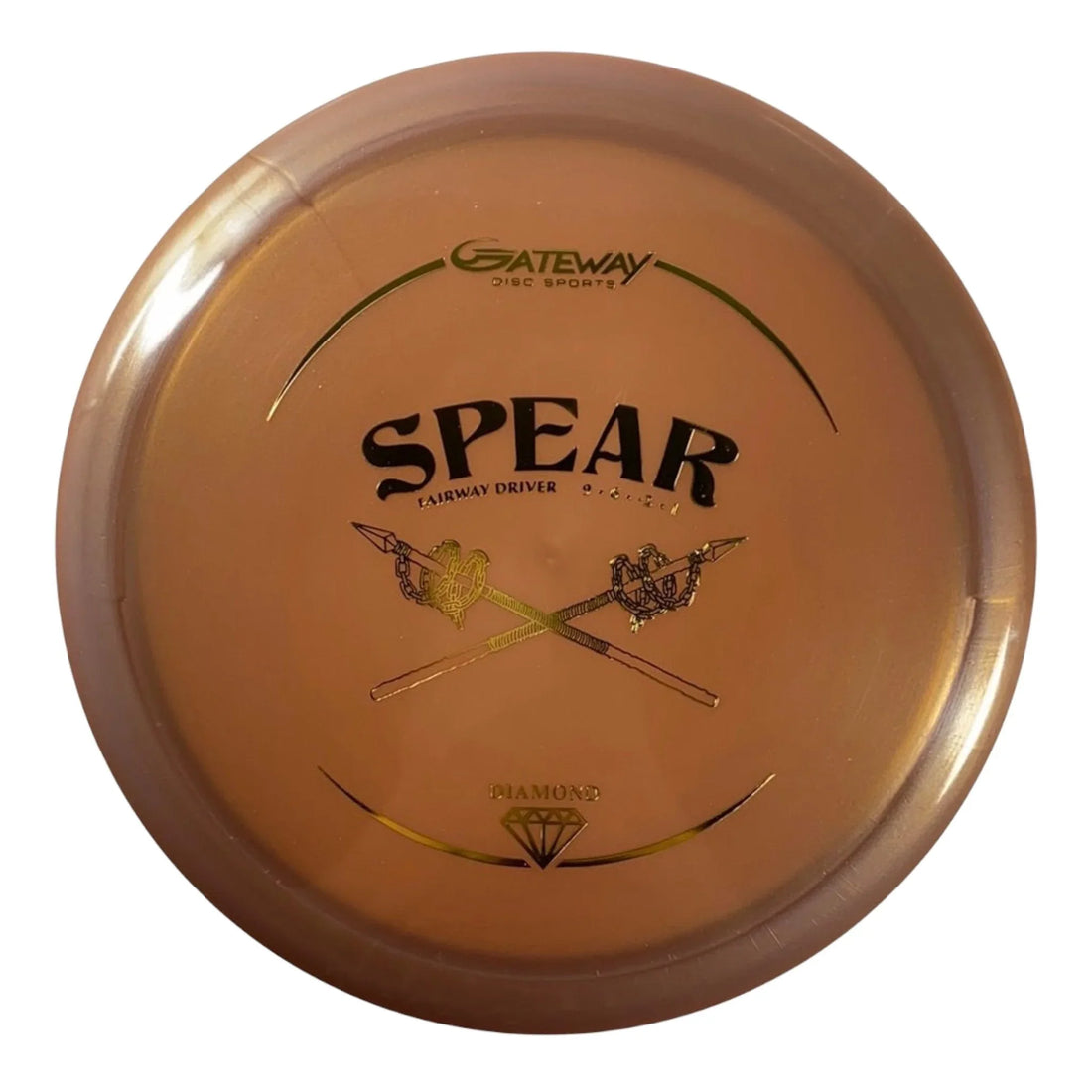 Gateway Disc Sports Spear | Diamond | Brown/Gold 171 - 176g Disc Golf