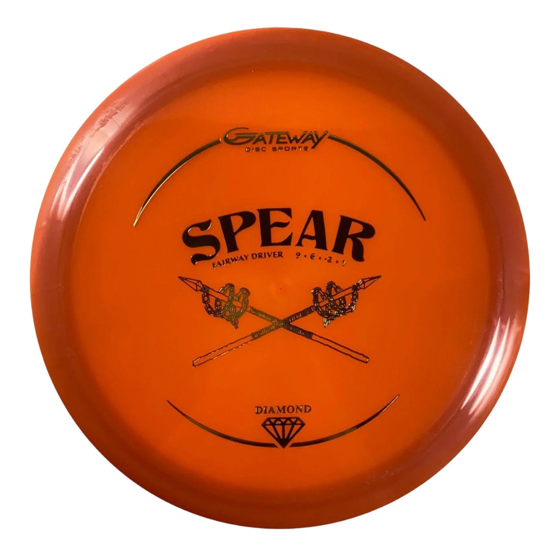 Gateway Disc Sports Spear | Diamond | Orange/Gold 174g Disc Golf