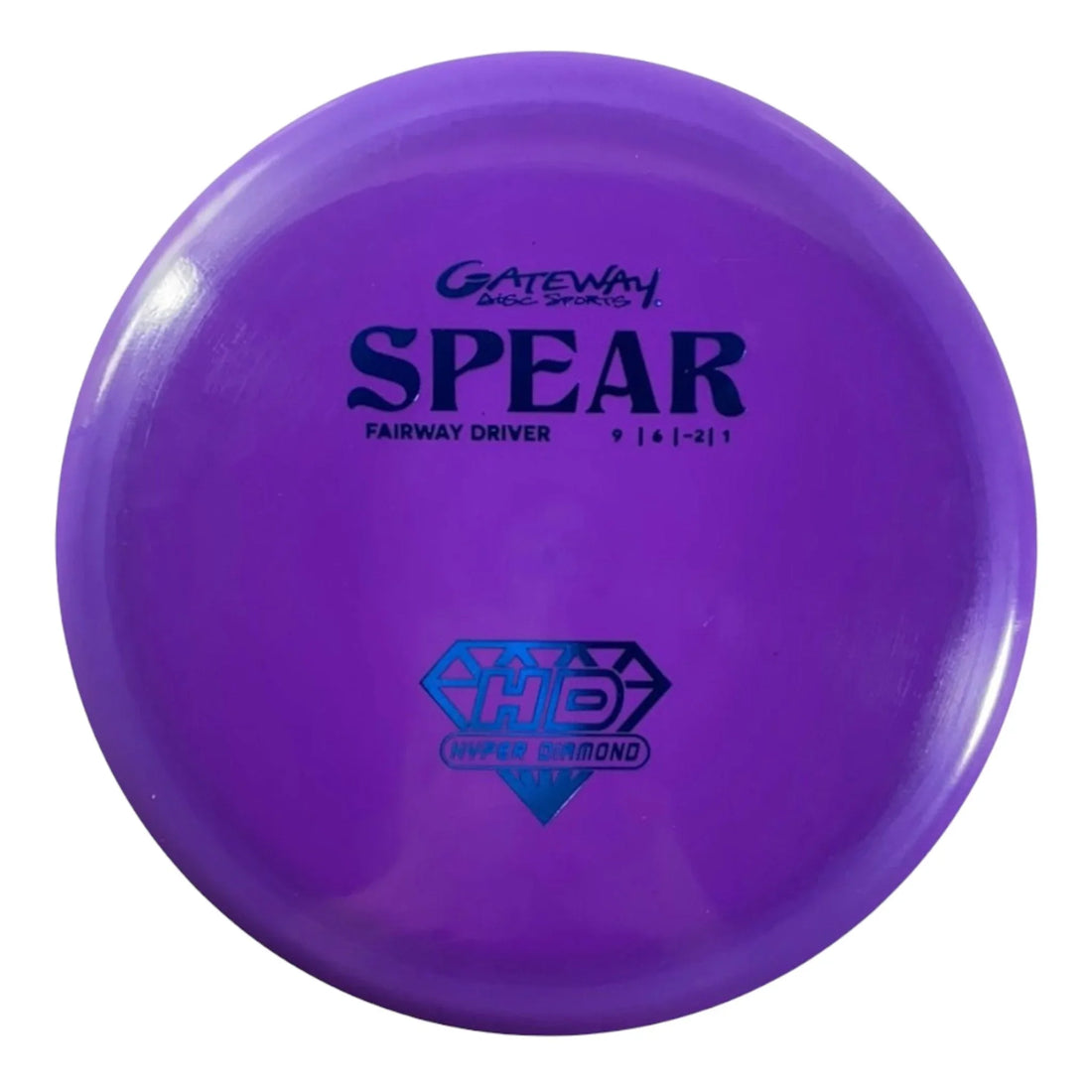Gateway Disc Sports Spear | Hyper Diamond (HD) | Purple/Blue 175g Disc Golf