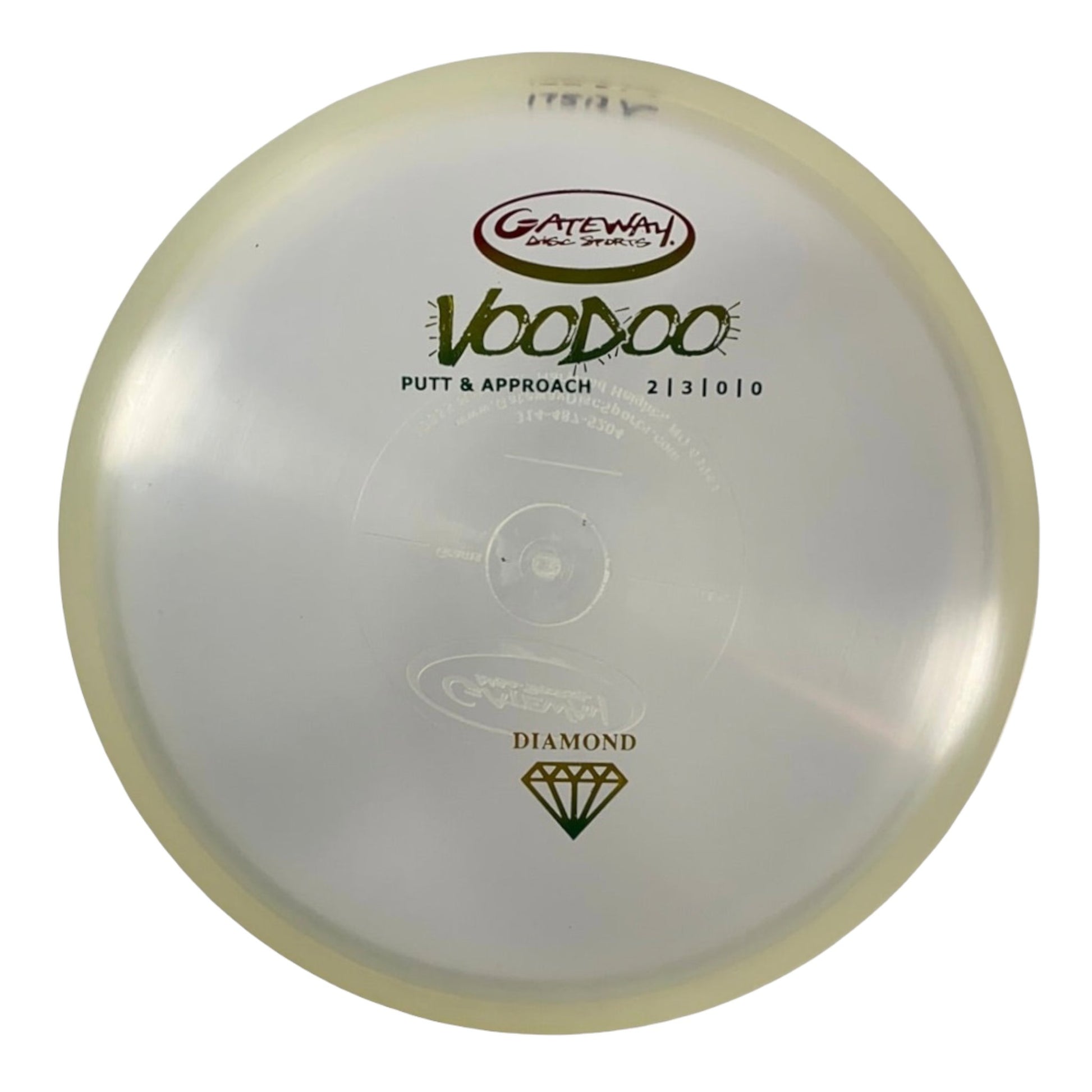 Gateway Disc Sports Voodoo | Diamond | Clear/Rainbow 175g Disc Golf