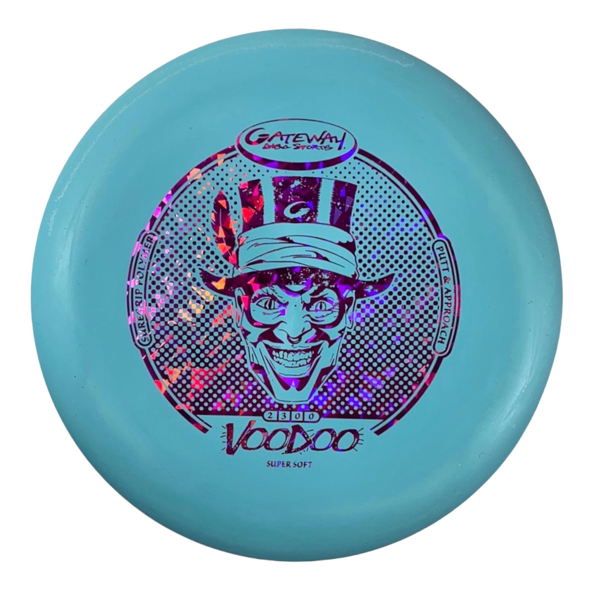 Gateway Disc Sports Voodoo | Super Soft (SS) | Blue/Pink 171-172g Disc Golf