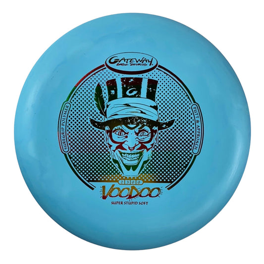 Gateway Disc Sports Voodoo | Super Stupid Soft (SSS) | Blue/Rasta 175g Disc Golf