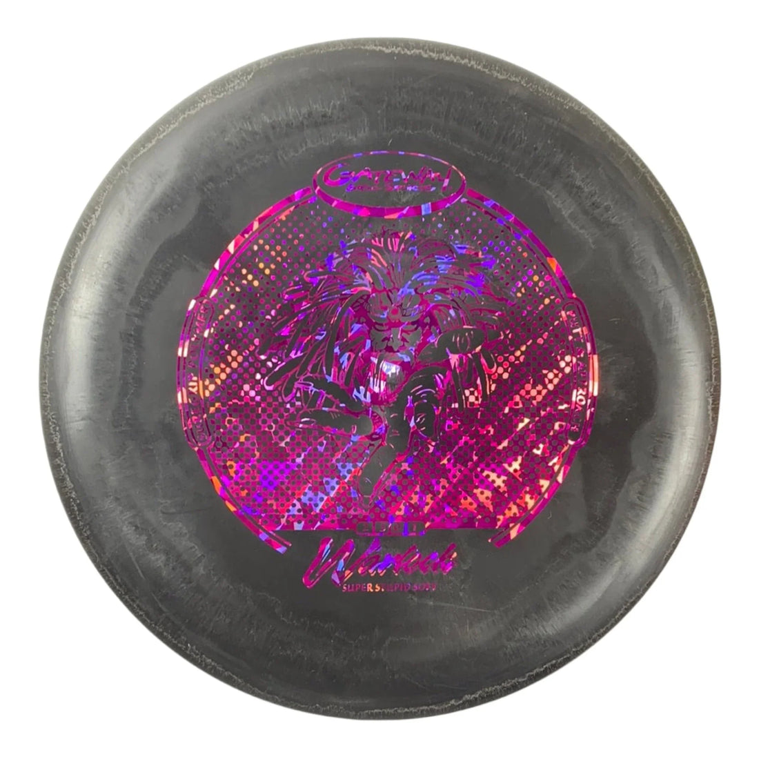 Gateway Disc Sports Warlock | Super Stupid Soft (SSS) | Black/Pink 163 - 175g Disc Golf