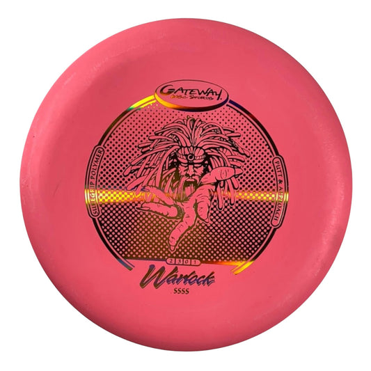 Gateway Disc Sports Warlock | Super Stupid Silly Soft (SSSS) | Pink/Gold 170g Disc Golf