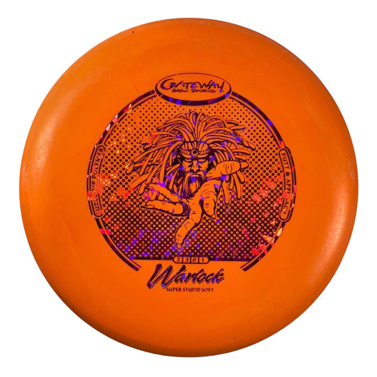 Gateway Disc Sports Warlock | Super Stupid Soft (SSS) | Orange/Pink 175g Disc Golf