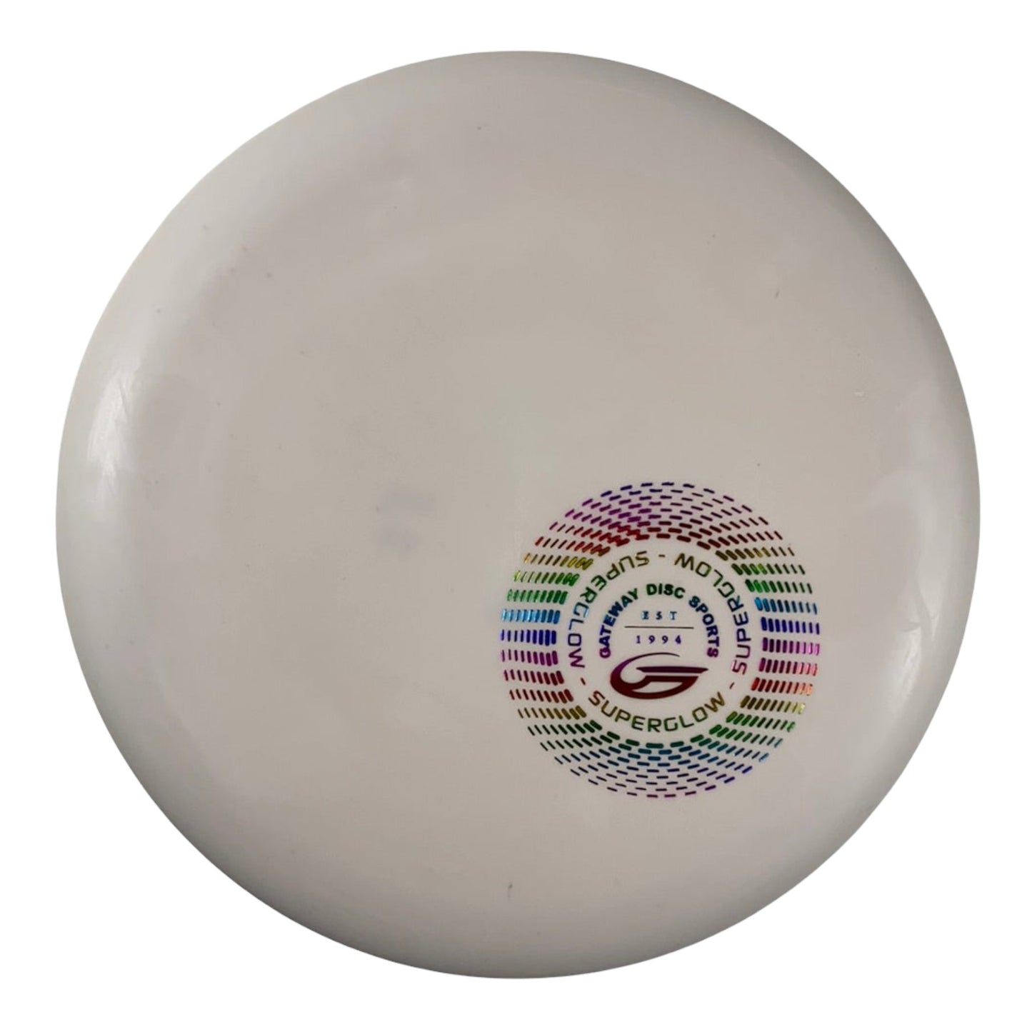 Gateway Disc Sports Warlock | Superglow SSS | White/Rainbow 175g Disc Golf