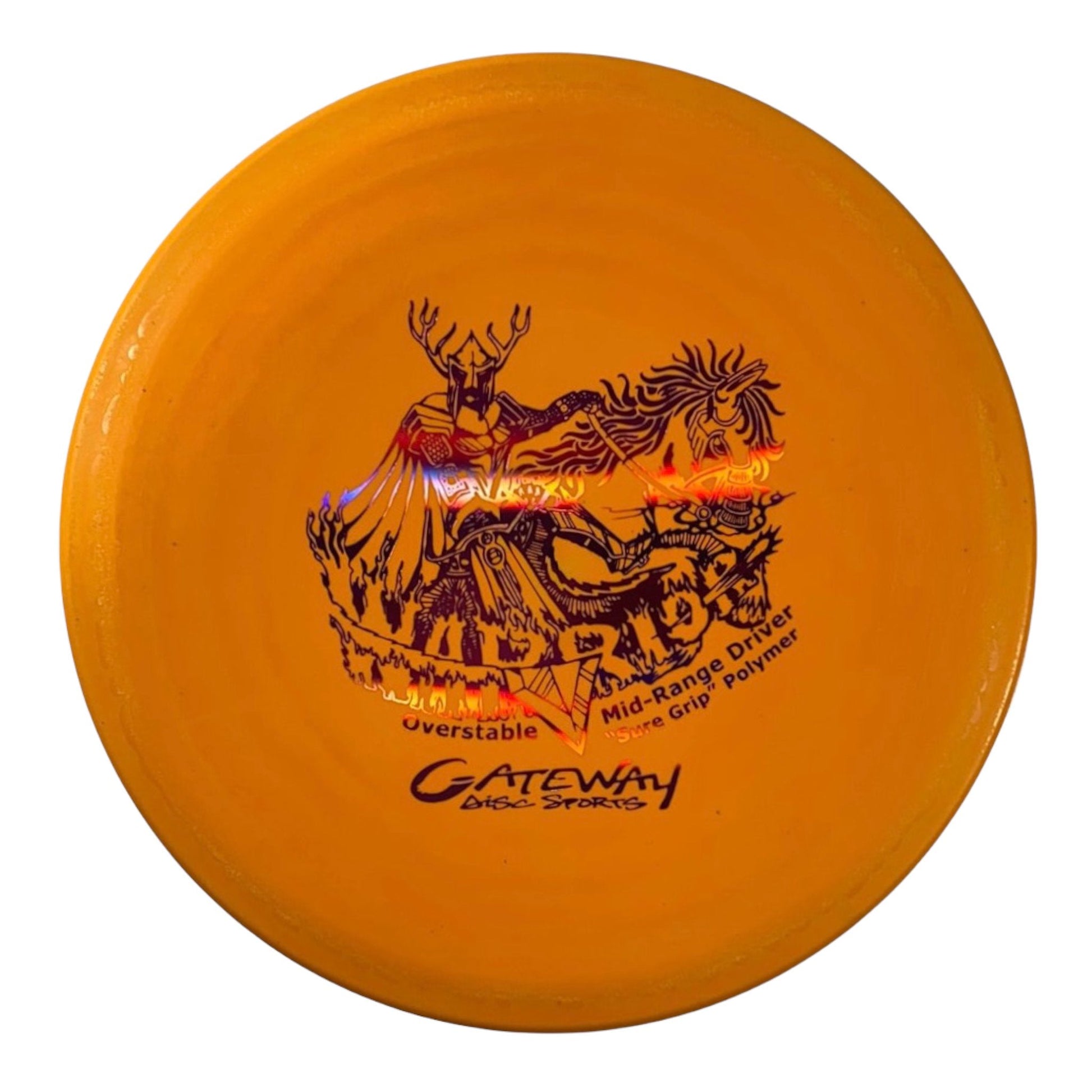 Gateway Disc Sports Warrior | Suregrip | Orange/Pink 174g Disc Golf
