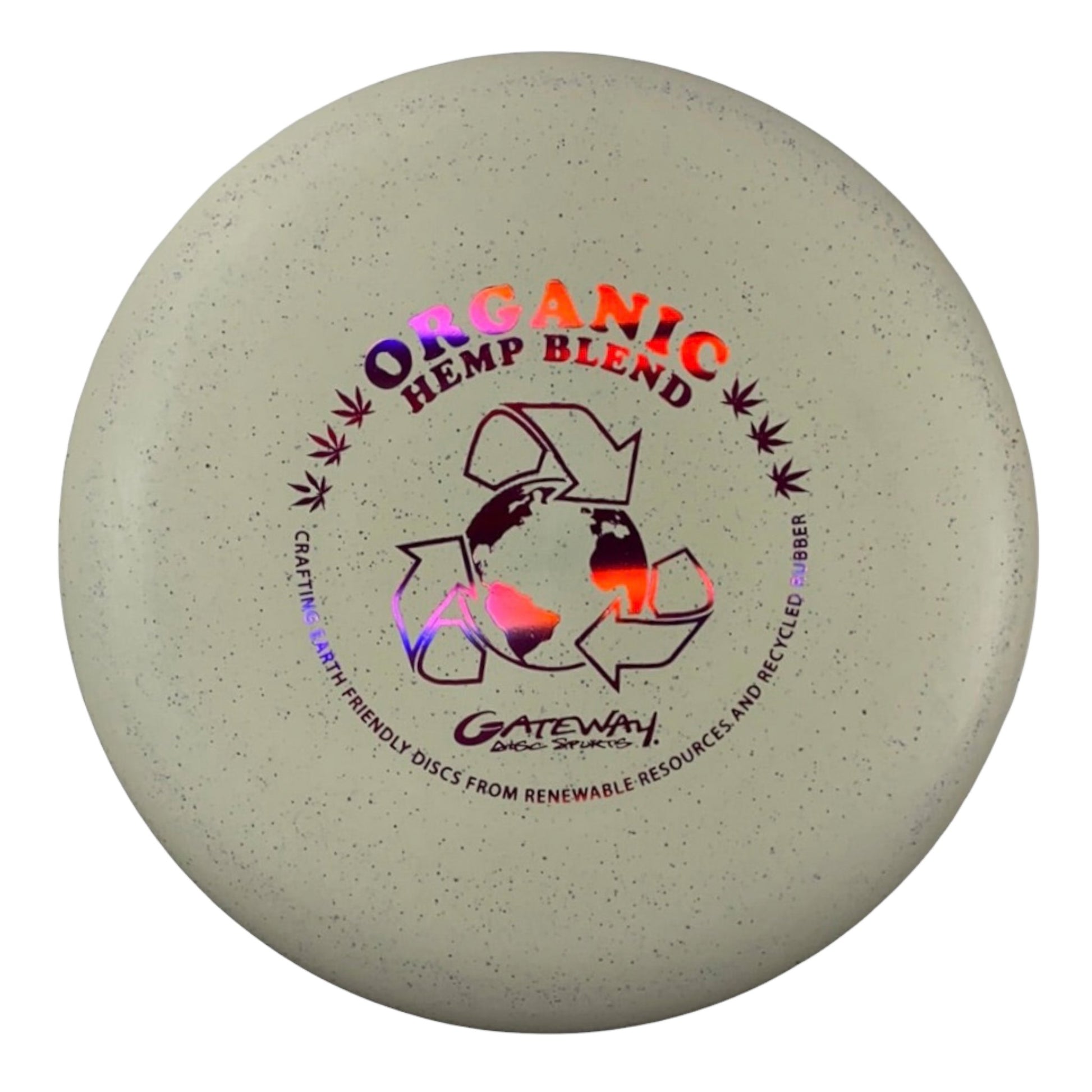 Gateway Disc Sports Wizard | Hemp Super Stupid Soft (H-SSS) | White/Pink 174g Disc Golf