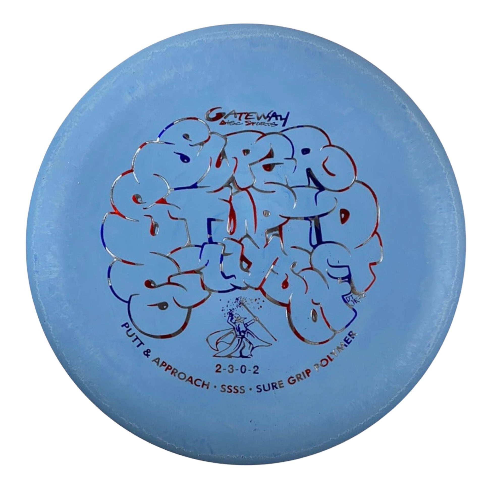 Gateway Disc Sports Wizard | Super Stupid Silly Soft (SSSS) | Blue/USA 176g Disc Golf
