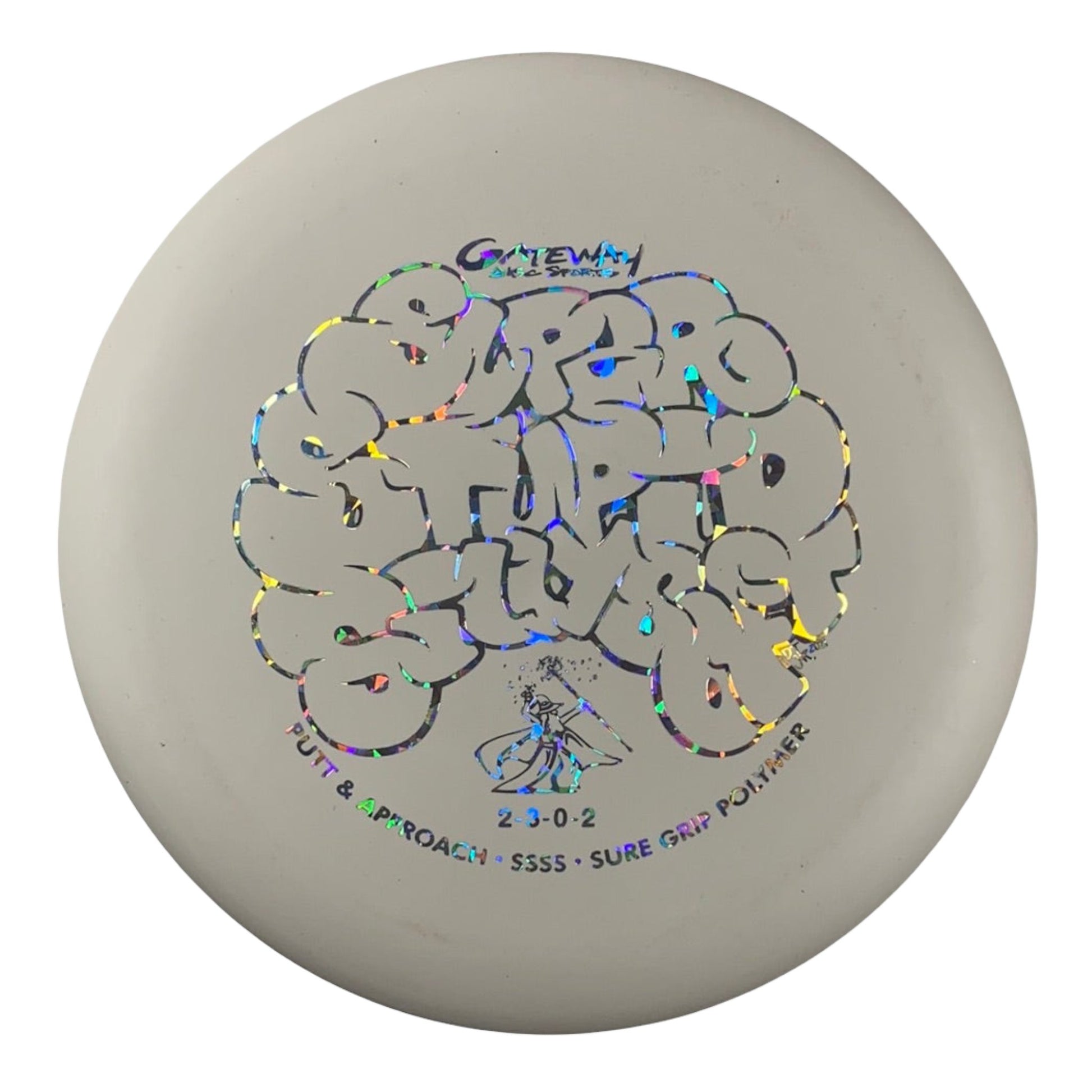 Gateway Disc Sports Wizard | Super Stupid Silly Soft (SSSS) | White/Holo 169g Disc Golf