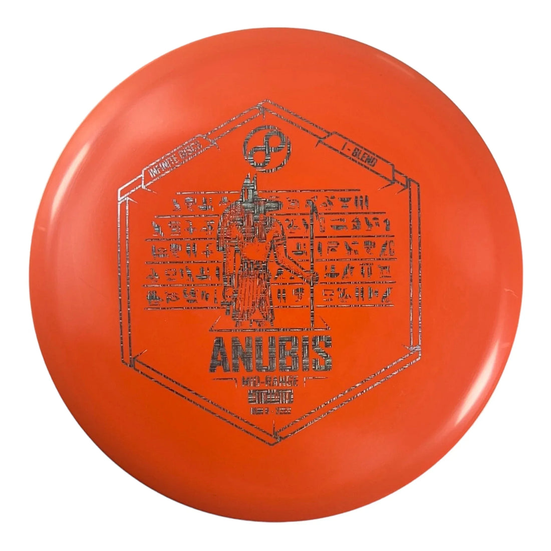 Infinite Discs Anubis | I - Blend | Orange/Silver 176g Disc Golf