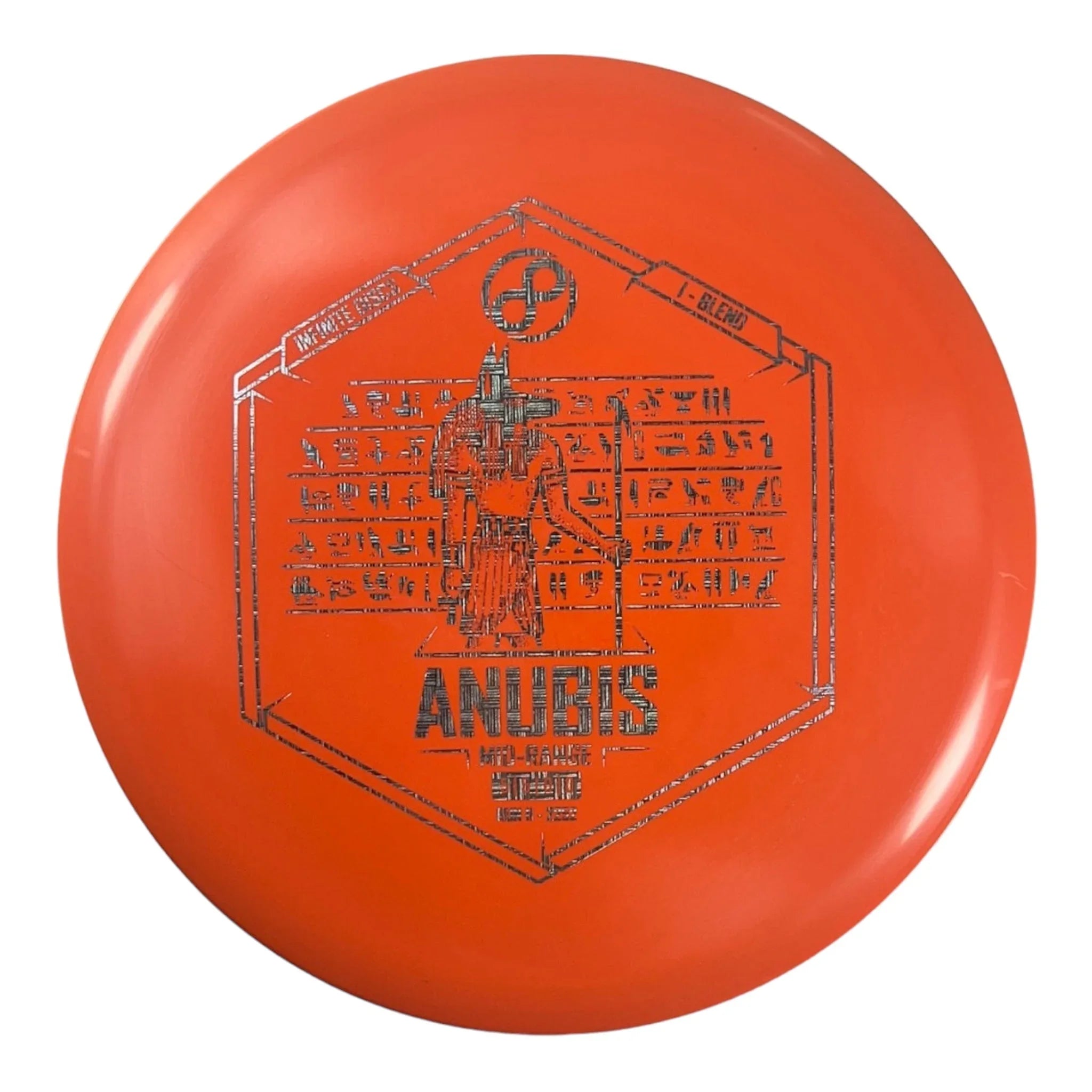 Infinite Discs Anubis | I - Blend | Orange/Silver 176g Disc Golf