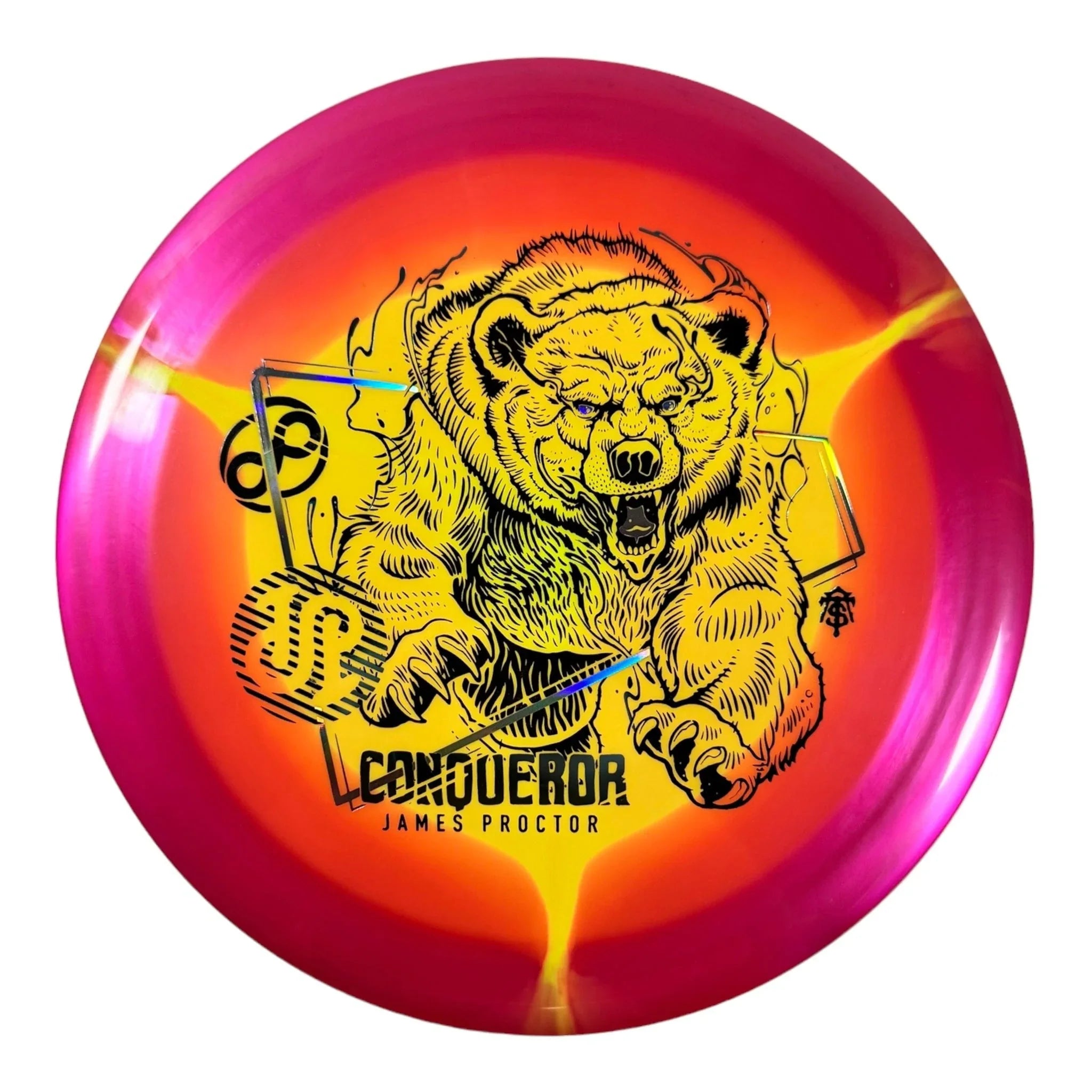 Infinite Discs Conqueror | Halo S - Blend | Pink/Holo 172g Disc Golf