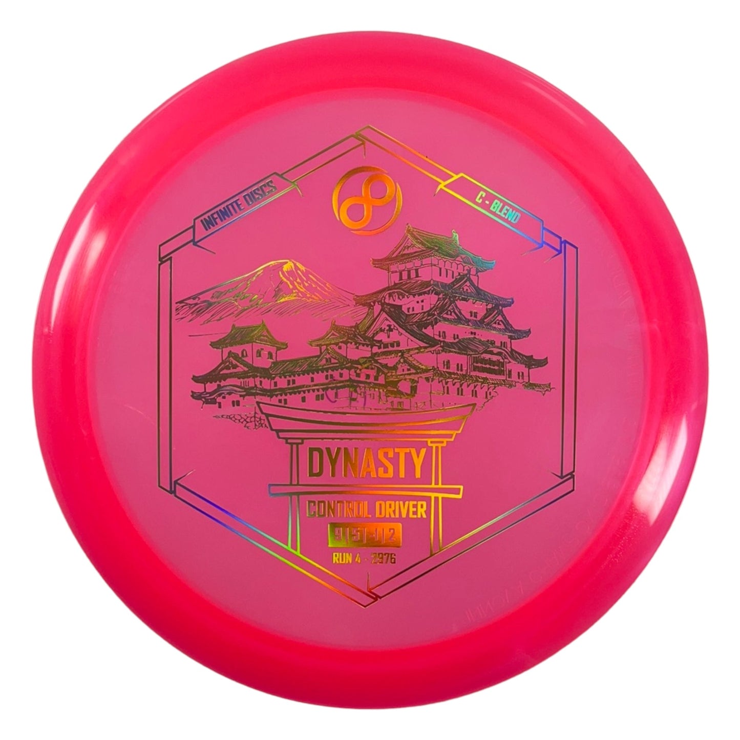 Infinite Discs Dynasty | C-Blend | Pink/Holo 171g Disc Golf