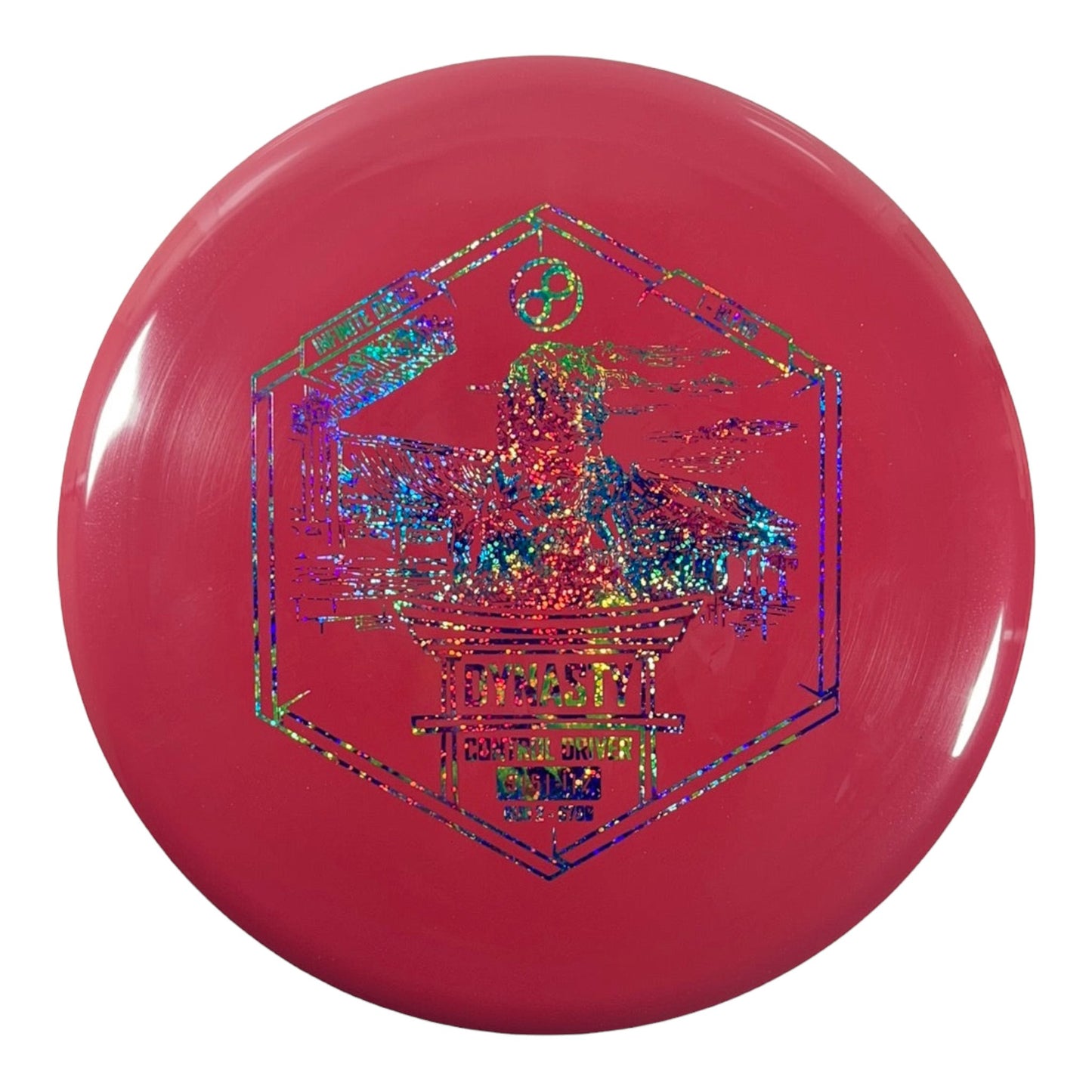 Infinite Discs Dynasty | I-Blend | Red/Partytime 167g Disc Golf